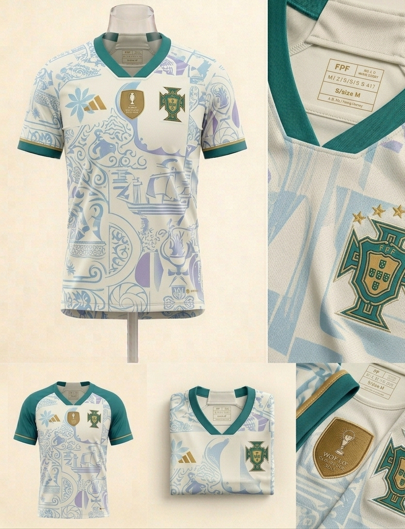 Portugal Away Jersey For Adult | Fan Edition | FIFA 2026