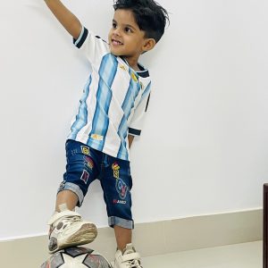 Argentina Home Jersey For Kids (1-14YR) | Fan Edition