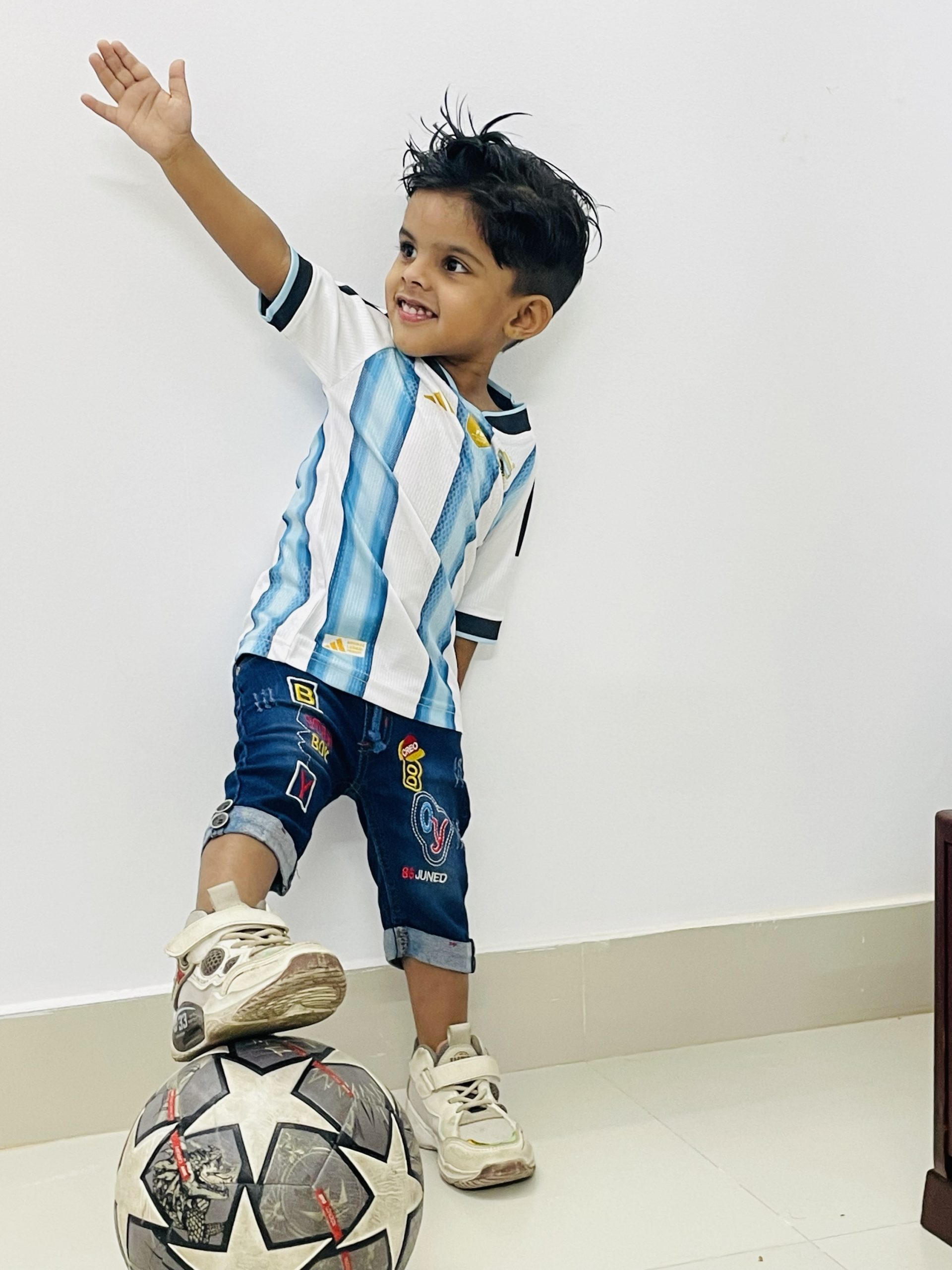 Argentina Home Kids Jersey (1-14YR) | Fan Edition