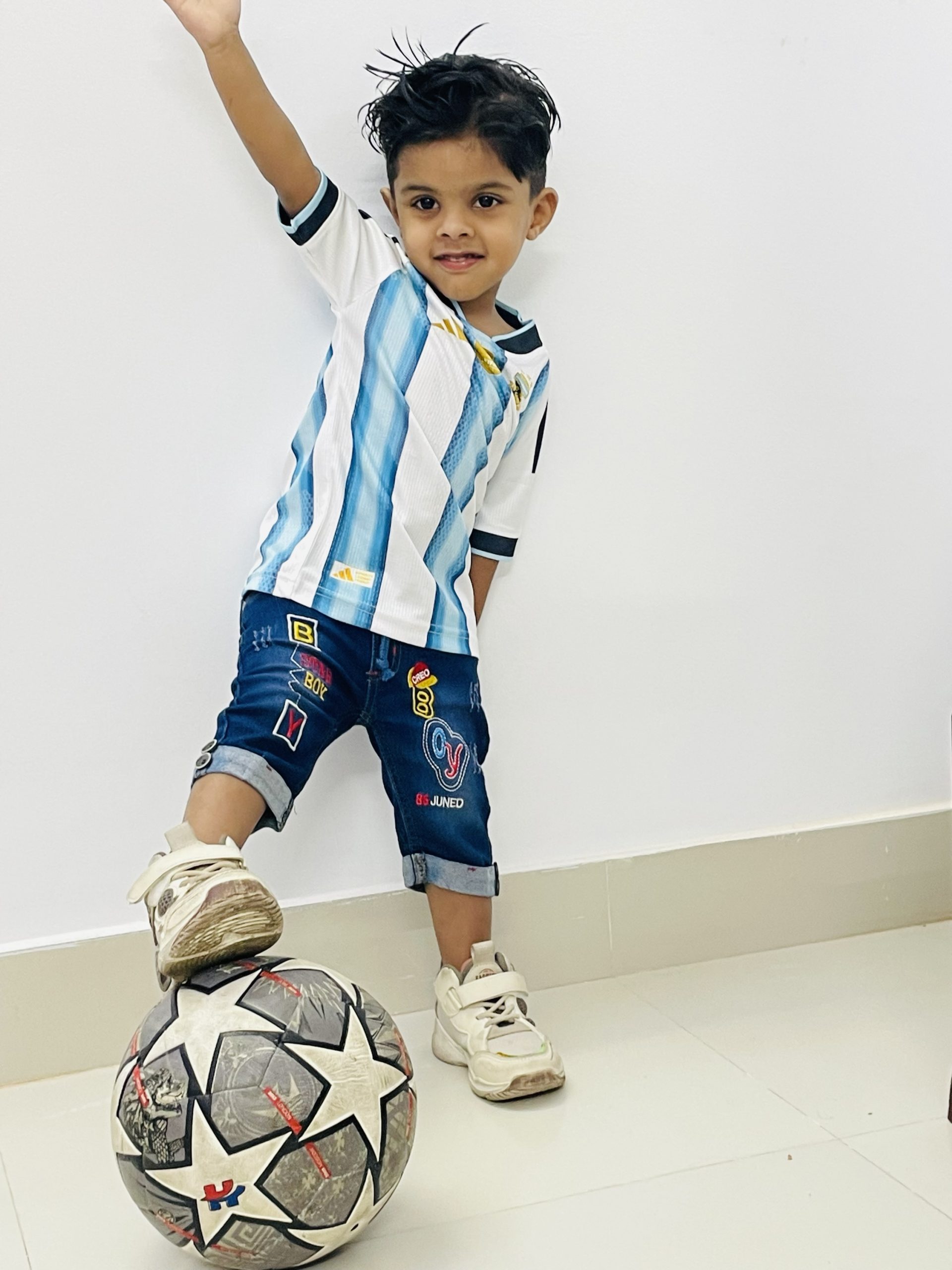 Argentina Home Kids Jersey (1-14YR) | Fan Edition - Image 2