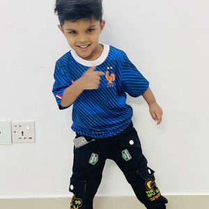 FRANCE HOME JERSEYS FOR FAN EDITION-WORLD CUP-2026 For Kids 0-14 Years