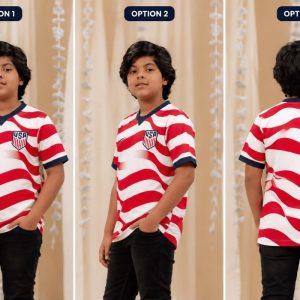 USA Home Jersey For Kids (1-14YR) | Fan Edition