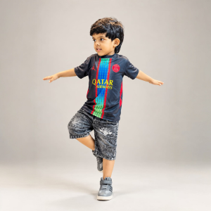 PSG 3rd Kit Club Jersey For Kids | 2026/2027